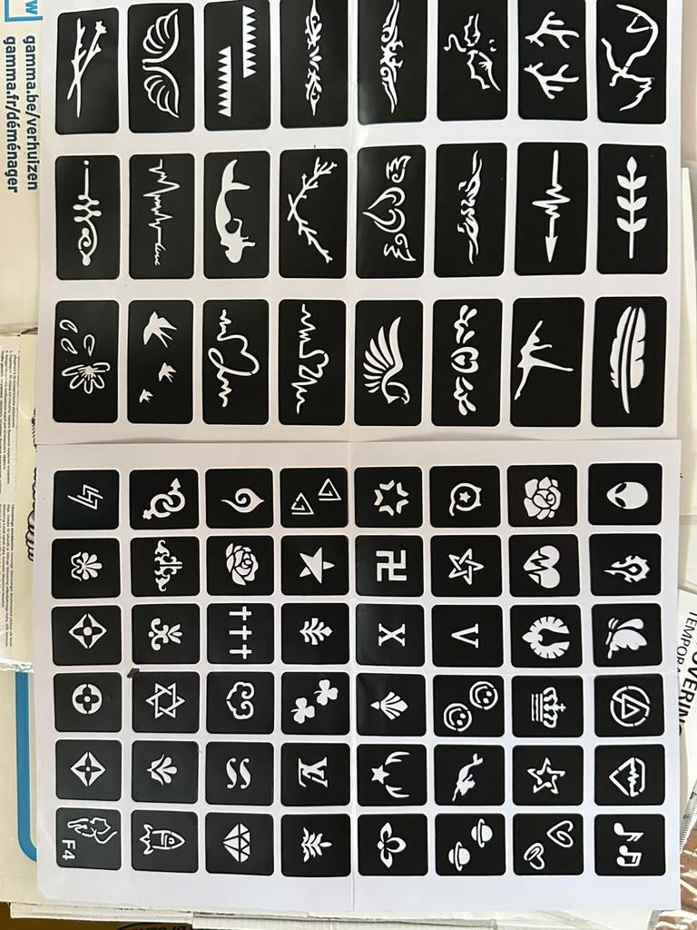 Henna Stenci, Ophalen of Verzenden, Nieuw, Frame of Mal