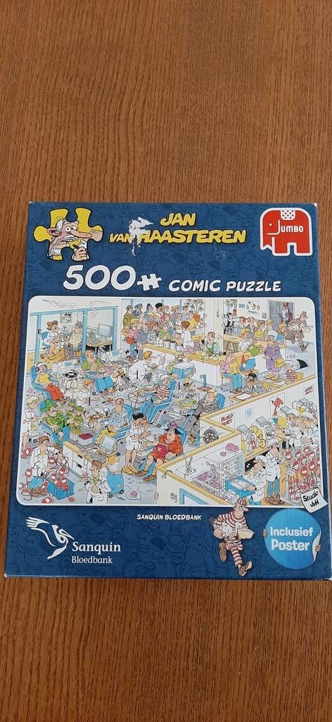 Jan van  Haasteren  Puzzel., Ophalen of Verzenden, 500 t/m 1500 stukjes, Zo goed als nieuw