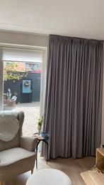 Gordijnen. velour, Ophalen of Verzenden, Zo goed als nieuw, Grijs, 200 cm of meer