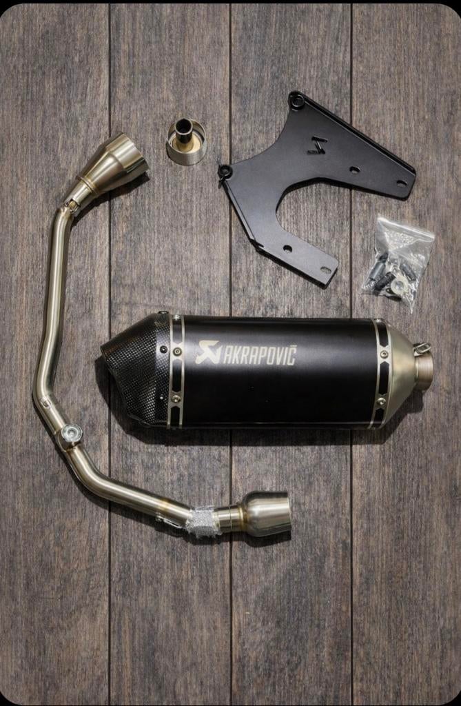 Vespa Sprint Akrapovic e4/e5 50/80cc, Fietsen en Brommers, Brommeronderdelen | Scooters, Ophalen of Verzenden, Nieuw, Uitlaat
