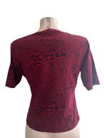 Cora Kemperman shirt S, Zwart, Ophalen of Verzenden, Zo goed als nieuw, Korte mouw