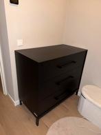 Zwarte Commode Interbaby, Kinderen en Baby's, Kinderkamer | Commodes en Kasten, 50 tot 70 cm, Ophalen of Verzenden, 100 cm of meer