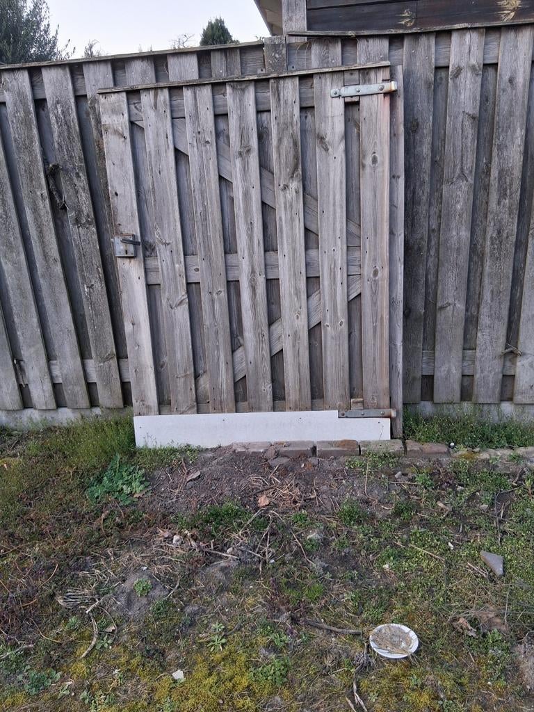 Houten Tuinpoort, Tuin en Terras, Schuttingen, Minder dan 3 meter, Ophalen of Verzenden, Hout, 1 tot 2 meter