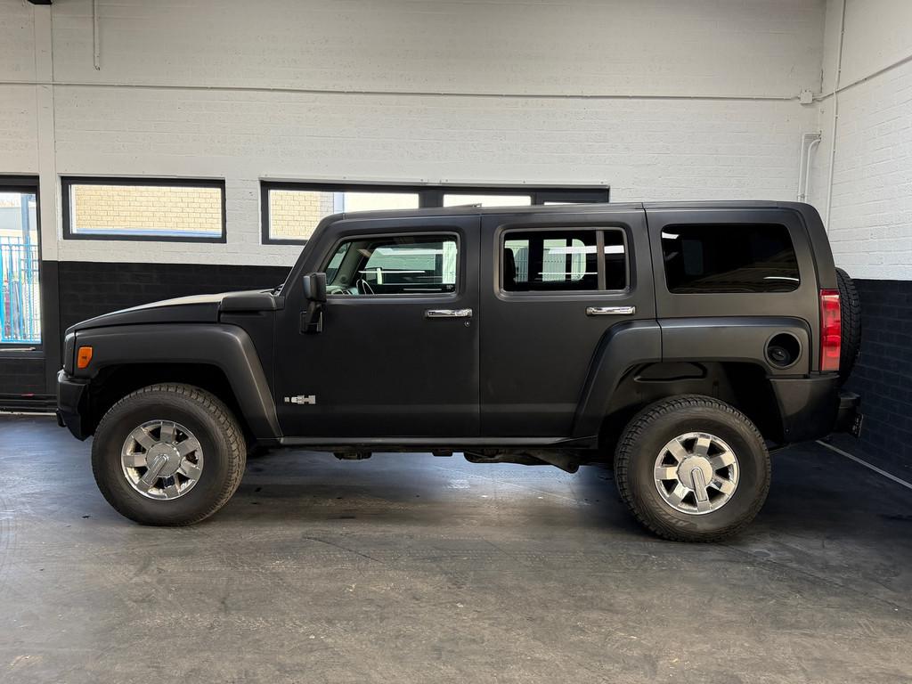 Hummer H3 3.5 Executive | Schuifdak | Navigatie | DAB | Lede, Auto's, Hummer, Automaat, Gebruikt, Zwart, Zwart