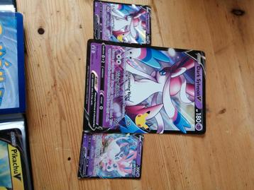 Dark sylveon v grote en kleine promo kaart + sylveon kaart beschikbaar voor biedingen