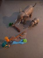Playmobil Moeder olifant met kalf en verzorger, Zo goed als nieuw, Ophalen