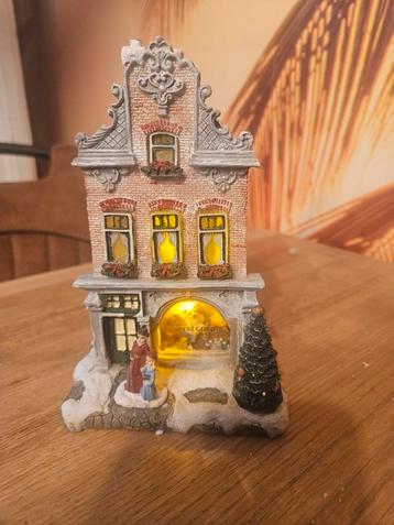 Typisch Hollands Kerstdorp speelgoedwinkel winkel kerst beschikbaar voor biedingen