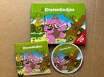 Boekje songteksten en CD van Dierenliedjes, Fictie algemeen, Jongen of Meisje, Ophalen of Verzenden, Zo goed als nieuw