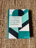 Grondslagen van het recht: Hoofdlijnen, Verzenden, Zo goed als nieuw, WO, M. de Blois