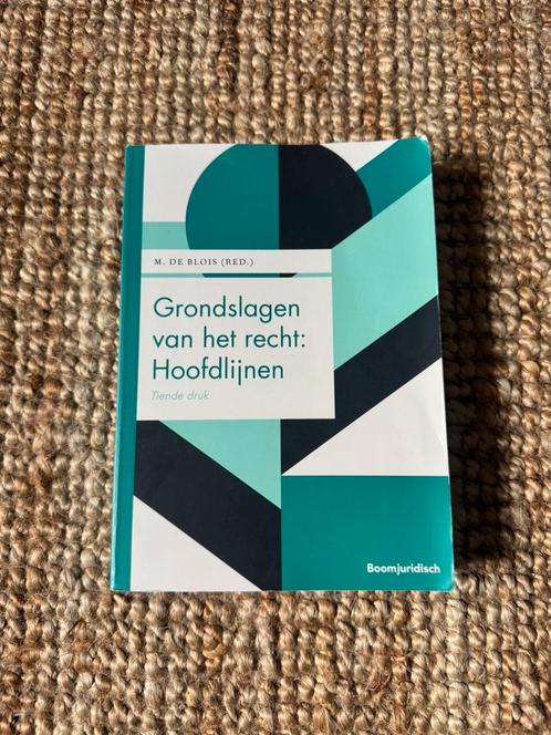 Grondslagen van het recht: Hoofdlijnen, Boeken, Studieboeken en Cursussen, Zo goed als nieuw, WO, Verzenden