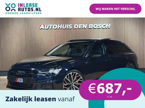 Audi A6 Avant 55 TFSI e Quattro Competition 367PK S Line, Auto's, Audi, Bedrijf, Lease, Financial lease, A6, 4x4, ABS, Achteruitrijcamera