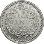 Nederland 10 cent 1921 (FDC, zilver), Postzegels en Munten, Munten | Nederland, Zilver, Ophalen of Verzenden, 10 cent, Koningin Wilhelmina