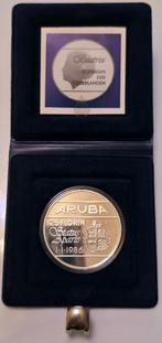 25 Florin Status Aparte – Aruba 1986 – 25 g .925 – Proof, Ophalen, Noord-Amerika, Losse munt, Zilver