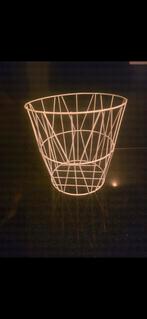 Mand, Ophalen of Verzenden, Rond, Riet