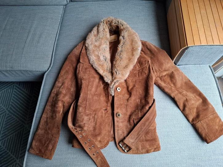 Splendido dames leren lederen jas damesjas suede bruin 38 M, Kleding | Dames, Jasjes, Kostuums en Pakken, Zo goed als nieuw, Maat 42/44 (L)
