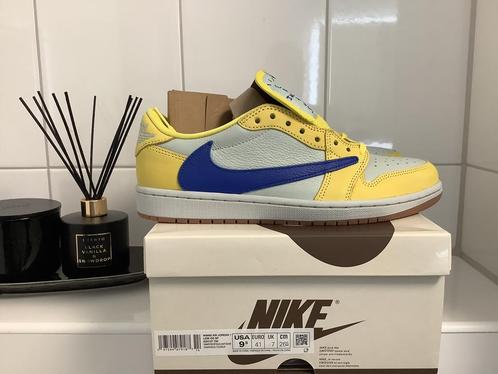 Travis Scott x Air Jordan 1 Retro Low OG SP”Canary” maat 41, Kleding | Heren, Schoenen, Nieuw, Sneakers of Gympen, Overige kleuren