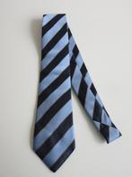Alveare zijden stropdas donkerblauw met lichtblauwe strepen, Met patroon, Blauw, Alveare, Ophalen of Verzenden