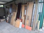 Partij houten platen planken hout gratis  plaatmateriaal, Doe-het-zelf en Verbouw, Hout en Planken, Ophalen, Gebruikt, Minder dan 25 mm