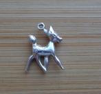 zilveren vintage bedel bambi hertje [055], Overige merken, Verzenden, Zo goed als nieuw, 1 bedel