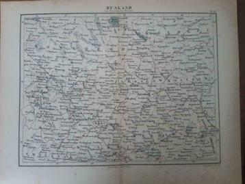37 / Litho van J. Kuyper uit 1880: Rusland; Noorden Moskou beschikbaar voor biedingen