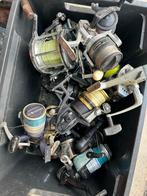 Partij hengels en molens - Diverse types, Ophalen, Gebruikt, Complete set