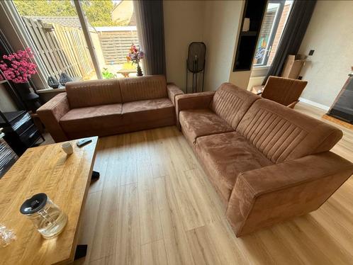 Banken set 3 zits + 2 zits, Huis en Inrichting, Banken | Complete zithoeken, Zo goed als nieuw, Ophalen