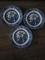 3 Old Willow Borden - Blauw Wit, Gebruikt, Ophalen of Verzenden, Bord(en), Overige stijlen