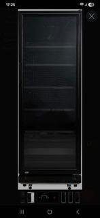 Koelkast - Exquisit ELDC350-3XLB Glasdeur Koeler, Witgoed en Apparatuur, Koelkasten en IJskasten, Zonder vriesvak, 200 liter of meer