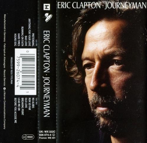 Eric Clapton muziek cassette Journeyman dolby system, Cd's en Dvd's, Cassettebandjes, Zo goed als nieuw, Origineel, Rock en Metal