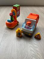 Playmobil 123 heftruck en vuilniswagen, Ophalen of Verzenden, Zo goed als nieuw