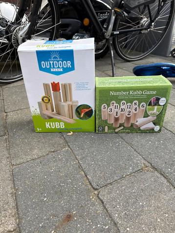 Kubb set + Nummer Kubb beschikbaar voor biedingen