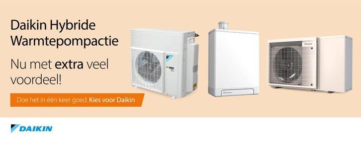 Daikin Altherma 3 M Monobloc - incl CV ketel met installatie, Doe-het-zelf en Verbouw, Verwarming en Radiatoren, Nieuw, Cv-ketel of Combi-ketel