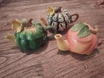Set van 3 Miniatuur Theepotten, Ophalen of Verzenden, Zo goed als nieuw