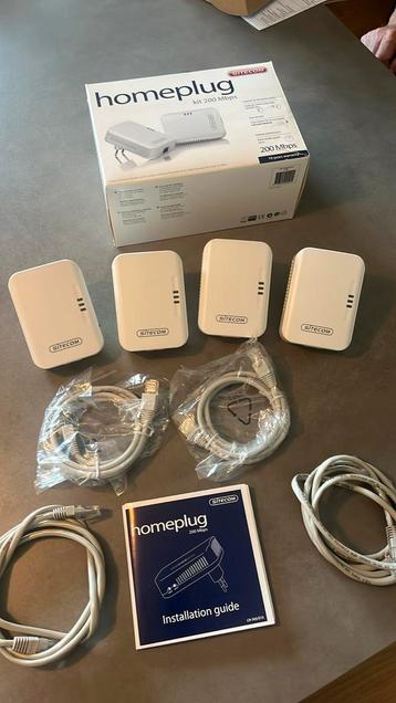 Sitecom Homeplug Kit 200 Mbpsw beschikbaar voor biedingen