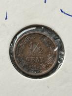 Halve cent 1898, Postzegels en Munten, Munten | Nederland, Koningin Wilhelmina, Overige waardes, Ophalen of Verzenden, Losse munt