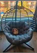 Hangstoel Ei - Stijlvol en Comfortabel, Ophalen, Zo goed als nieuw, Metaal, Inklapbaar