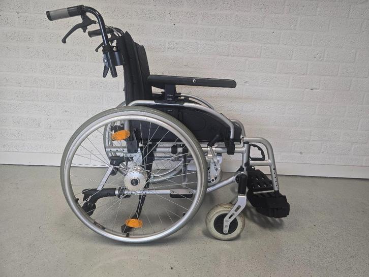 B&B Pyro Start Optima, Alu rolstoel, 48cm, Veel verstelbaar, Diversen, Rolstoelen, Zo goed als nieuw, Duwrolstoel, Inklapbaar