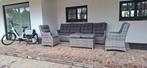 Luxe Wicker Loungeset / Tuinset - 4 Zitplaatsen, Bank, Ophalen of Verzenden, Zo goed als nieuw, Loungeset