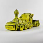 zeldzame West-Duitse locomotief met kolenwagen van keramiek, Ophalen of Verzenden