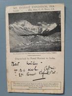Mount Everest expeditie 1924, kaart, uniek, gesigneerd, €75, Ophalen of Verzenden, Azië, 20e eeuw of later, Onbekend