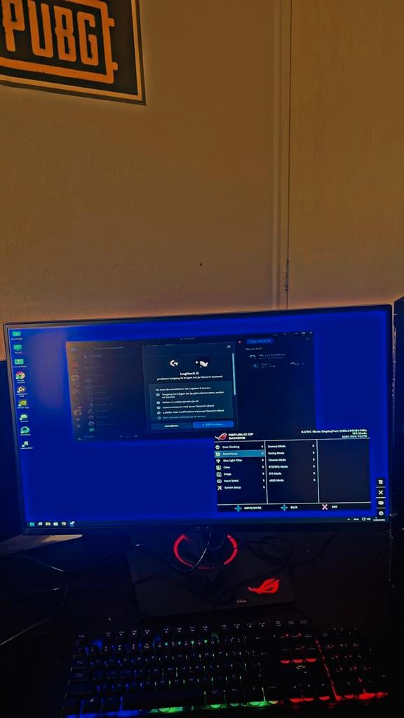 ASUS ROG PG279 monitor, Computers en Software, Monitoren, Zo goed als nieuw, 151 t/m 200 Hz, Gaming, IPS, Quad HD (2K), Ophalen