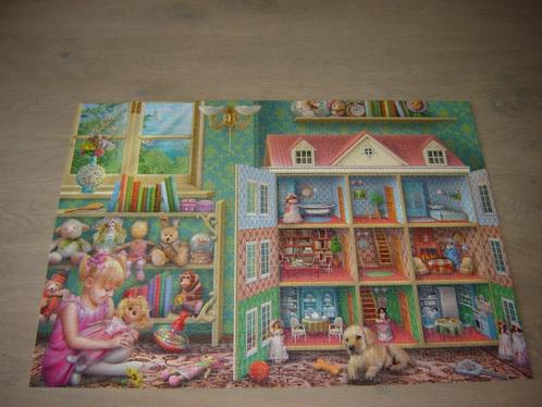 Puzzel Falcon DOLLS HOUSE MEMORIES 1000 st., Hobby en Vrije tijd, Denksport en Puzzels, Zo goed als nieuw, Legpuzzel, 500 t/m 1500 stukjes