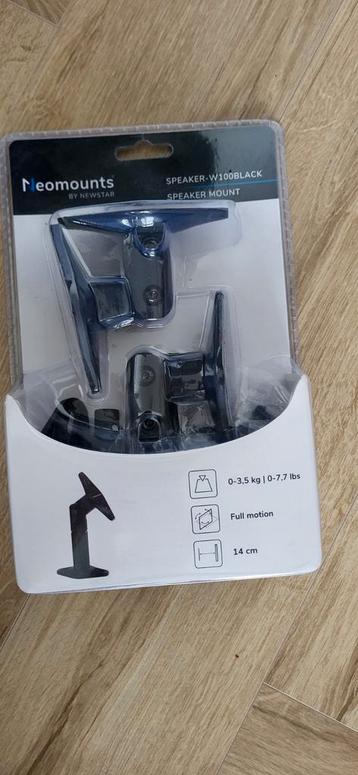 Neomounts SPEAKER-W100BLACK Speaker houder - 2 sets beschikbaar voor biedingen