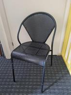metalen stoel, Ophalen of Verzenden, Zwart, Eén