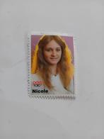 Nicole sluitzegel Pop foto 4x3cm, Ophalen of Verzenden, Zo goed als nieuw, Foto of Kaart