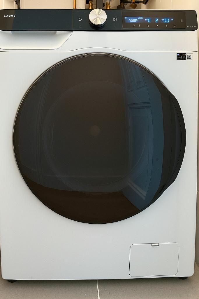 Samsung Washer-Dryer AI Wash 6000 Series (WD90DG6B85BKU3), Witgoed en Apparatuur, Was-droogcombinaties, Zo goed als nieuw, 10 kg of meer