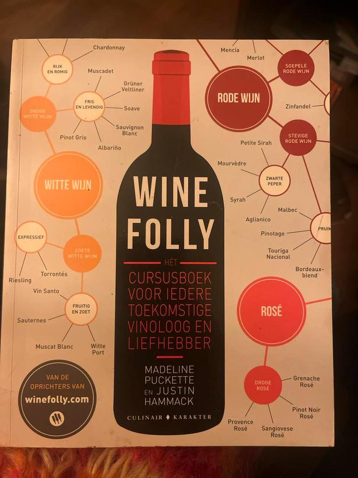 Wine Folly - Cursusboek voor wijnliefhebbers, Boeken, Hobby en Vrije tijd, Zo goed als nieuw, Overige onderwerpen, Ophalen of Verzenden