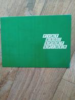 Fiat 850 Sport Spider Brochure - 1969, Ophalen of Verzenden, Zo goed als nieuw, Overige merken, Fiat