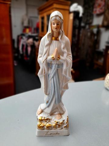 Mooi groot porseleinen maria lourdes beeld  beschikbaar voor biedingen