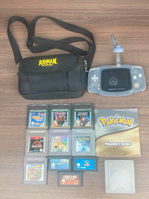 Nintendo Game Boy Advance Glacier Console Pokémon Silver, Spelcomputers en Games, Spelcomputers | Nintendo Game Boy, Zo goed als nieuw